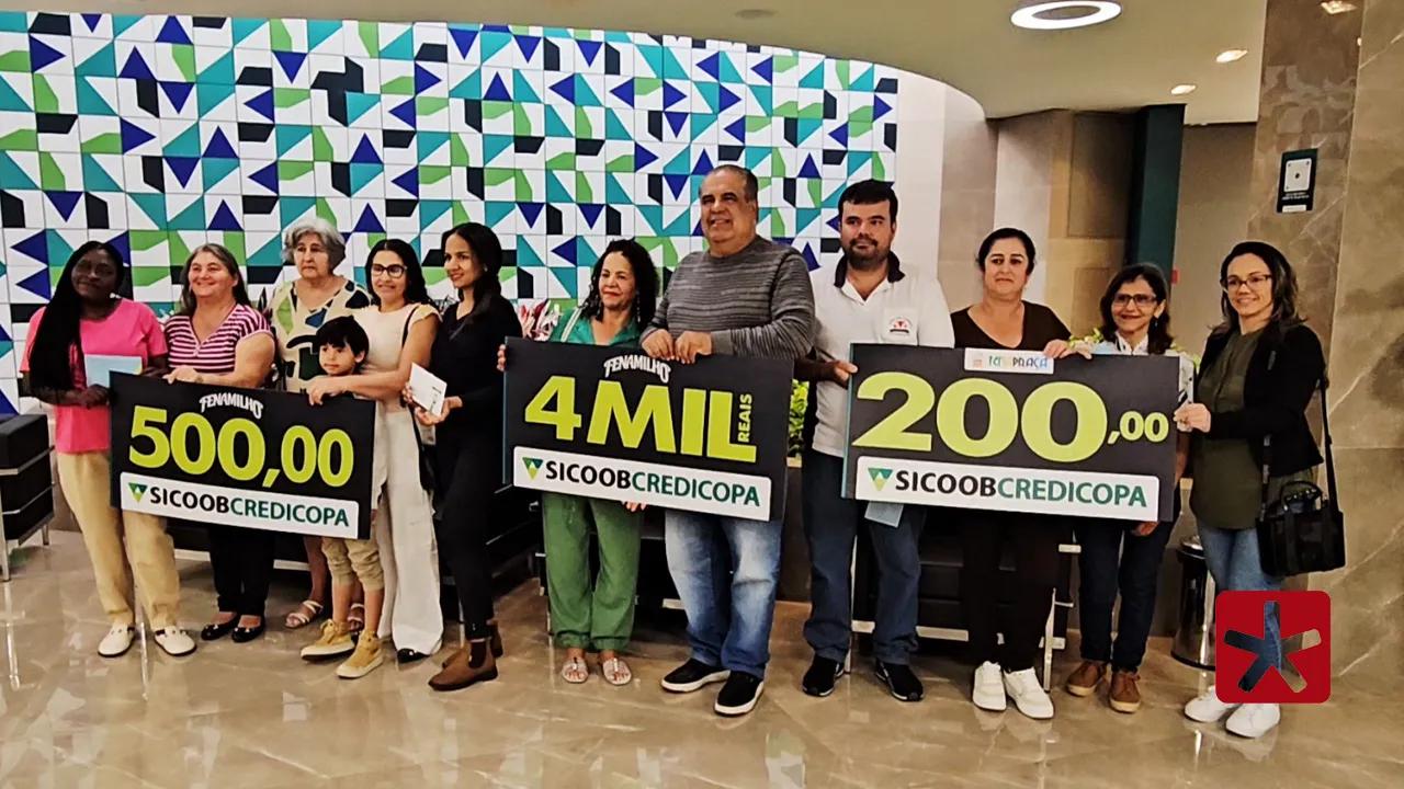 Durante as transmissões ao vivo da Fenapraça e da Fenamilho, os telespectadores participaram pelo WhatsApp e foram sorteados em tempo real