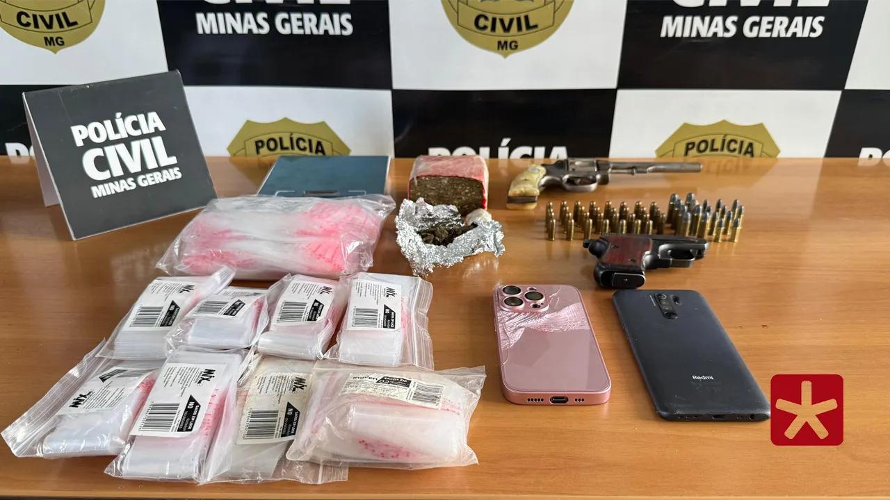 Conforme investigações, mulher é suspeita de envolvimento no comércio ilícito de drogas