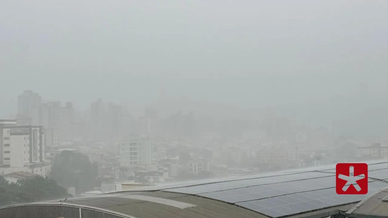 Chove forte em Patos de Minas nesta quinta-feira